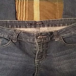 Blue sequence pocket pants